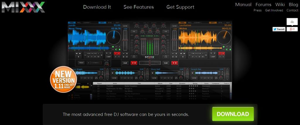 Free software for mixing music